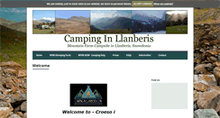 Desktop Screenshot of campinginllanberis.com